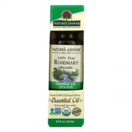 100% Pure Rosemary Essential Oil Nature's Answer 15 ml.