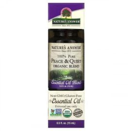 100% Pure Peace & Quiet Blend Essential Oil Nature's Answer 15 ml.