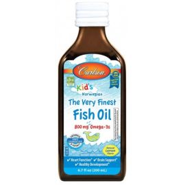 Kid's The Very Finest Fish Oil Carlson Labs 200 ml. 800mg Natural Orange