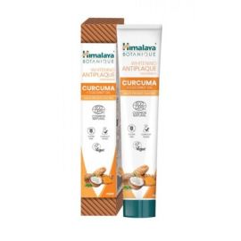 Whitening Antiplaque Toothpaste Curcuma + Coconut Oil Himalaya 75ml.