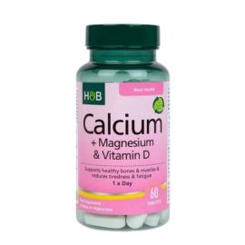 Calcium + Magnesium & Vitamin D Holland & Barrett Calcium + Magnesium & Vitamin D - 60 tabletek