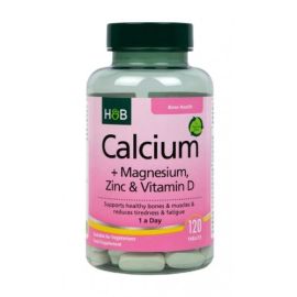 Calcium + Magnesium Holland & Barrett Zinc & Vitamin D - 120 tabletek (EAN 5059604469640)
