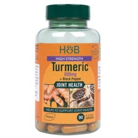 High Strength Turmeric with Black Pepper Holland & Barrett 90 kapsułek