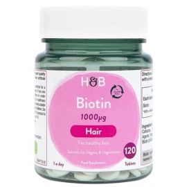 Biotin Holland & Barrett 1000mcg - 120 tabletek