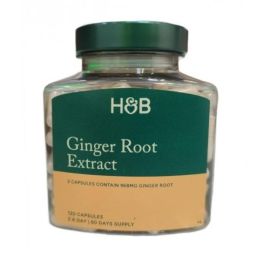 Ginger Root Extract Holland & Barrett 120 kapsułek