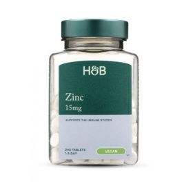 Zinc Holland & Barrett 15mg - 240 tabletek (EAN 5059604701122)