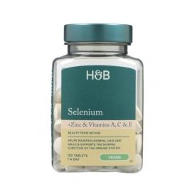 Selenium + Zinc & Vitamins A Holland & Barrett C & E - 120 tabletek (EAN 5059604765001)