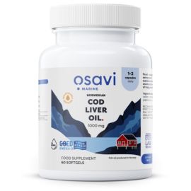 Tran Norweski Kapsułki Osavi - 60 softgels