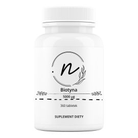 Biotyna 5000 mcg 360 tabletek | NaturePRO