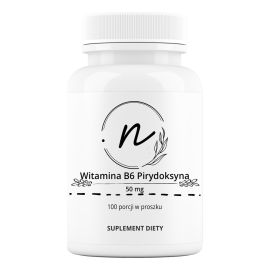 Witamina B6 Pirydoksyna 50 mg 100 porcji w proszku | NaturePRO