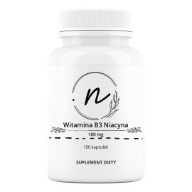 Witamina B3 Niacyna 100 mg 100 kapsułek | NaturePRO