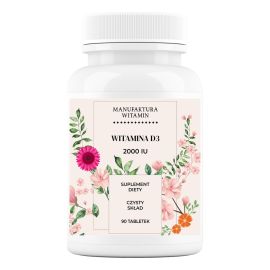 Witamina D3 2000 IU 90 tabletek | Manufaktura Witamin