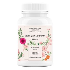 Kwas Alfa Liponowy 98 % 90 kapsułek wege | Manufaktura Witamin