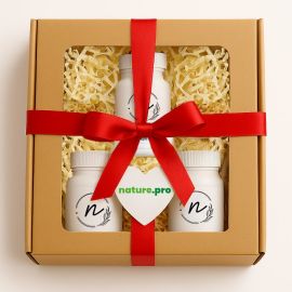 Zestaw prezentowy Nature Pro - Biotyna B5 Kwas hialuronowy Uroda Włosy | NaturePRO