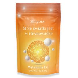 Witamina D3 4000 100 tabletek | Lyora