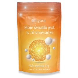 Witamina D3 10000 IU 100 softgels | Lyora