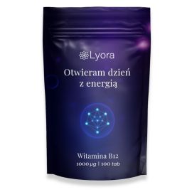 Witamina B12 1000 mcg 100 tabletek | Lyora