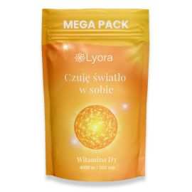 Witamina D3 4000 IU Mega Pack 500 tabletek | Lyora