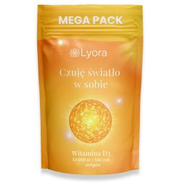 Witamina D3 10000 IU Mega Pack 500 softgels | Lyora