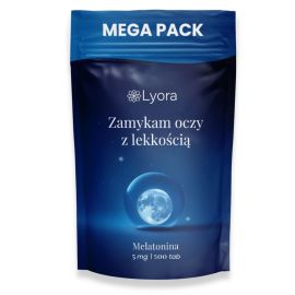 Melatonina 5 mg Mega Pack 500 tabletek | Lyora
