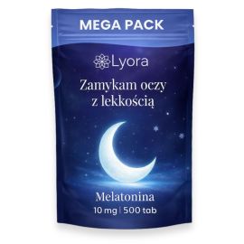 Melatonina 10 mg Mega Pack 500 tabletek | Lyora