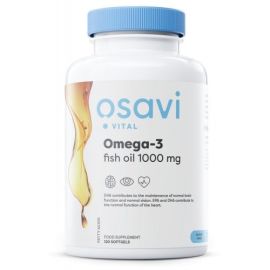 Omega-3 Olej Rybi Molecularly Distilled Osavi - 120 softgels
