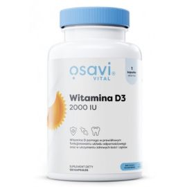 Witamina D3 Osavi 2000IU - 120 softgels