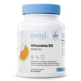 Witamina D3 Osavi 2000IU - 60 softgels