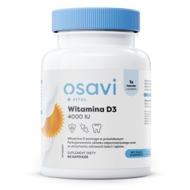 Witamina D3 Osavi 4000IU - 60 softgels