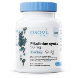 Pikolinian Cynku Osavi 50mg - 60 vegan kapsułek