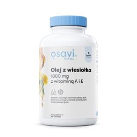 Olej z Wiesiołka z Witaminą A i E Osavi 1800mg - 180 softgels