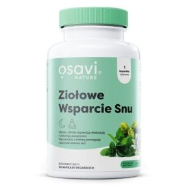Ziołowe Wsparcie Snu (Bez Melatoniny) Osavi 120 vegan kapsułek