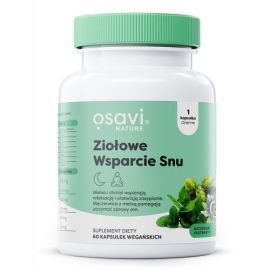 Ziołowe Wsparcie Snu (Bez Melatoniny) Osavi 60 vegan kapsułek