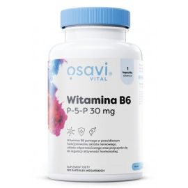 Witamina B6 Osavi 30mg - 120 vegan kapsułek