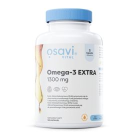 Omega-3 Extra Molecularly Distilled (Vital) Osavi 1300mg (Cytryna) - 120 softgels