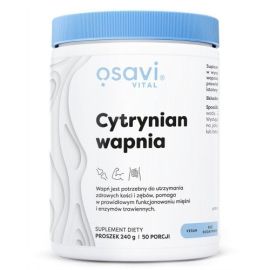Cytrynian Wapnia Osavi 240 grams