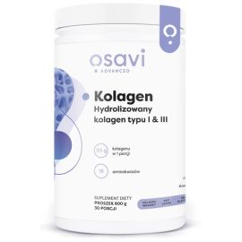 Kolagen Hydrolizowany Typu I & III Osavi Bezsmakowy - 600 grams