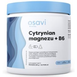 Cytrynian Magnezu + B6 Proszek Osavi 250 grams