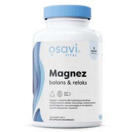 Magnez Balans & Relaks Osavi 90 vegan kapsułek