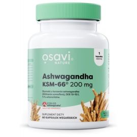 Ashwagandha KSM-66 (Nature) Osavi 200mg - 60 vegan kapsułek