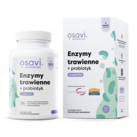 Enzymy trawienne + probiotyk Osavi Enzymy trawienne + probiotyk - 120 vegan kapsułek