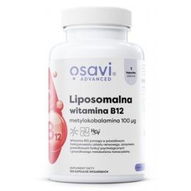 Liposomalna Witamina B12 Osavi Metylokobalamina 100mcg - 120 vegan kapsułek