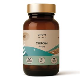 Chrom - Pikolinian Chromu 200 μg 120 kapsułek wegetariańskich UNUVI
