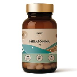 Melatonina 1 mg 60 tabletek wegetariańskich UNUVI