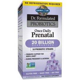 Dr. Formulated Probiotics Once Daily Prenatal Garden of Life 30 wegetariańskich kapsułek