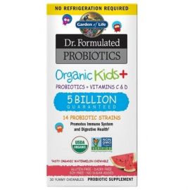 Dr. Formulated Probiotics Kids+ Garden of Life 30 chewables Watermelon