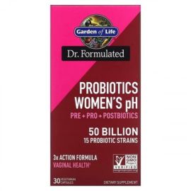 Dr. Formulated Probiotics Women's pH Garden of Life 30 wegetariańskich kapsułek