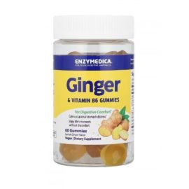 Ginger & Vitamin B6 Gummies Enzymedica 60 żelków