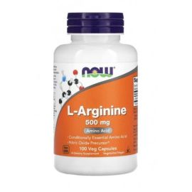 L-Arginine NOW Foods 500mg - 100 kapsułek
