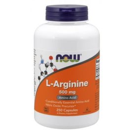 L-Arginine NOW Foods 500mg - 250 kapsułek